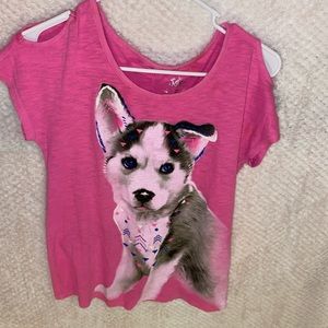 Girls Justice Huskie Shirt